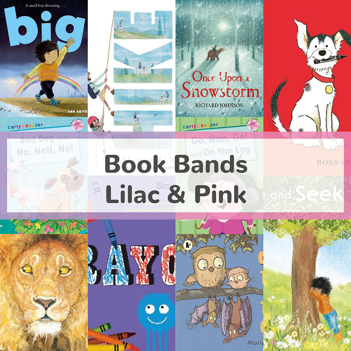 Book Bands Lilac & Pink
