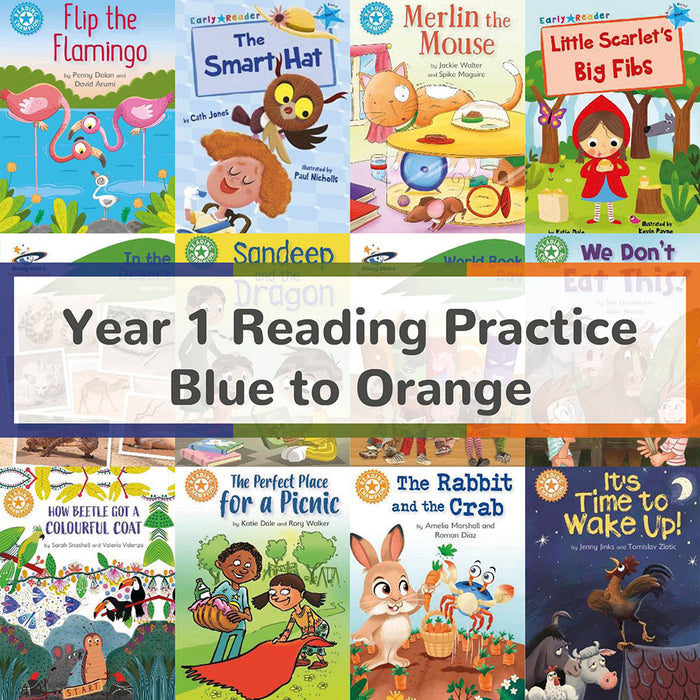 Year 1 Reading Practice — Book Bands Blue to Orange