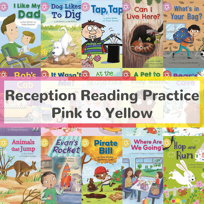 Reception Reading Practice — Book Bands Pink to Yellow