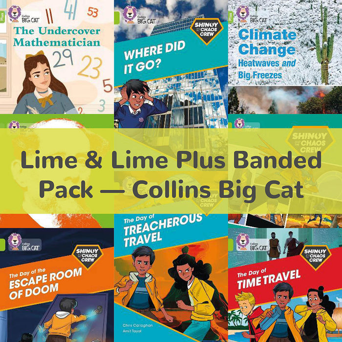 Lime & Lime Plus Banded Pack — Collins Big Cat