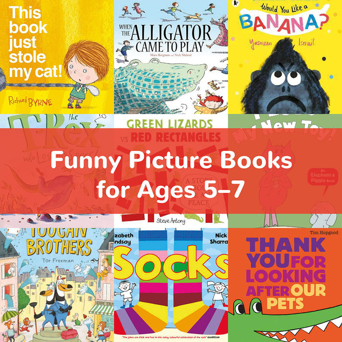 Funny Picture Books for Ages 5-7 with Boy Appeal