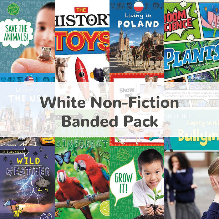White Non-Fiction Banded Pack