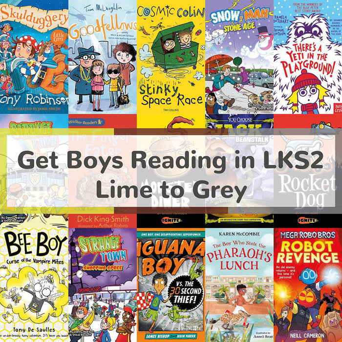 Brilliant Fiction to Get Boys Reading in LKS2 | Book Bands Lime to Grey