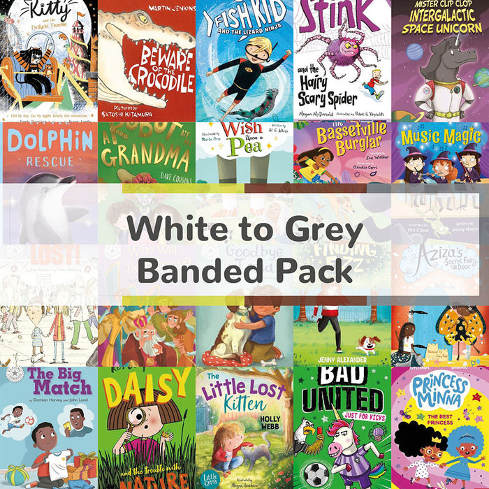 White to Grey Banded Pack