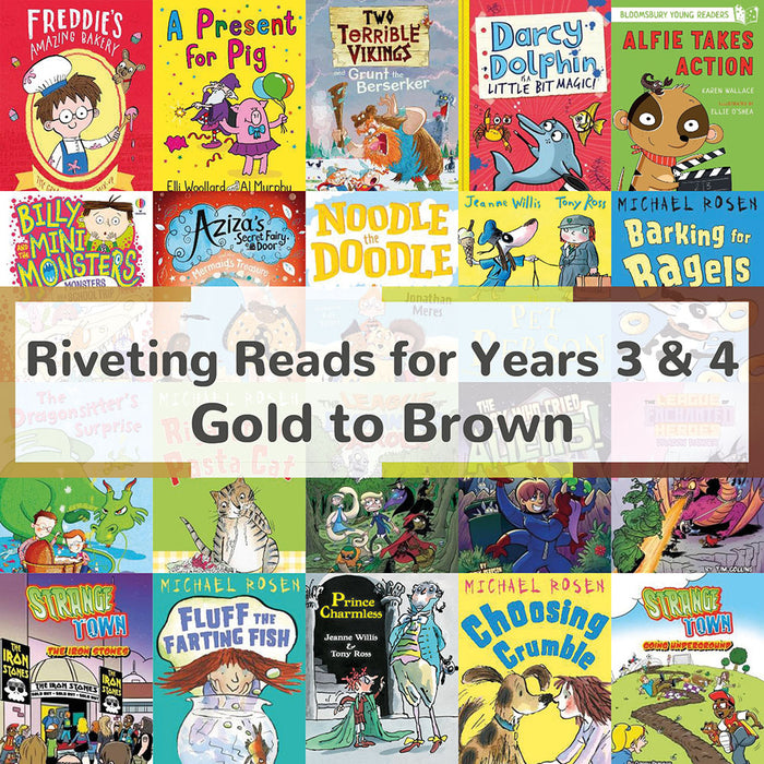 Riveting Reads for Years 3 & 4 | Book Bands Gold to Brown