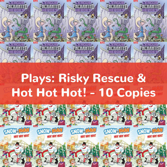 Plays: Risky Rescue &amp; Hot Hot Hot! - 10 Copies