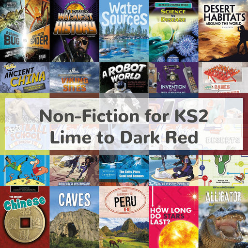 Banded Non-Fiction for KS2 Reluctant Readers | Book Bands Lime to Dark Red