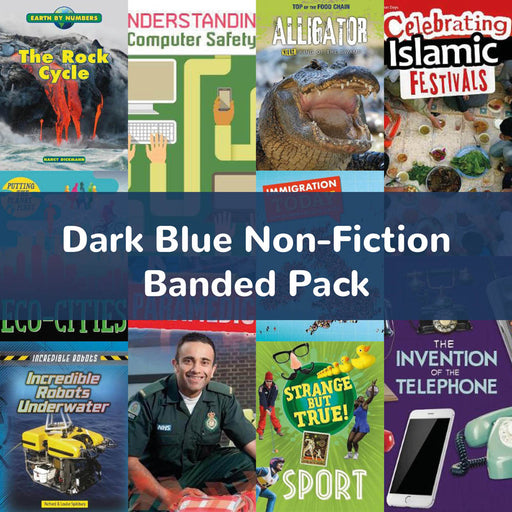 Dark Blue Non-Fiction Banded Pack