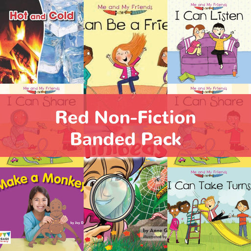 Red Non-Fiction Banded Pack
