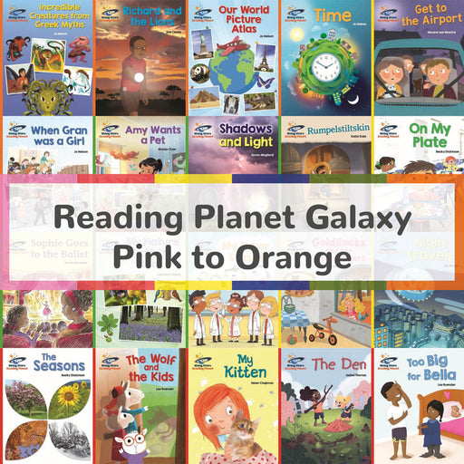 Reading Planet Galaxy Pink to Orange