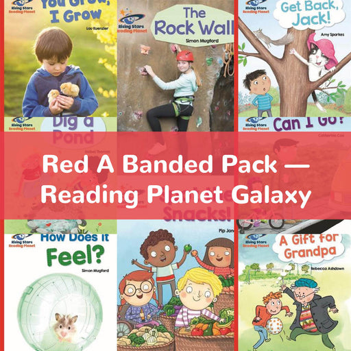 Red A Banded Pack — Reading Planet Galaxy