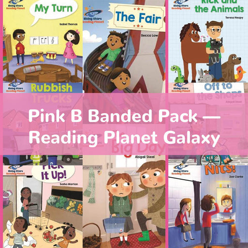 Pink B Banded Pack — Reading Planet Galaxy