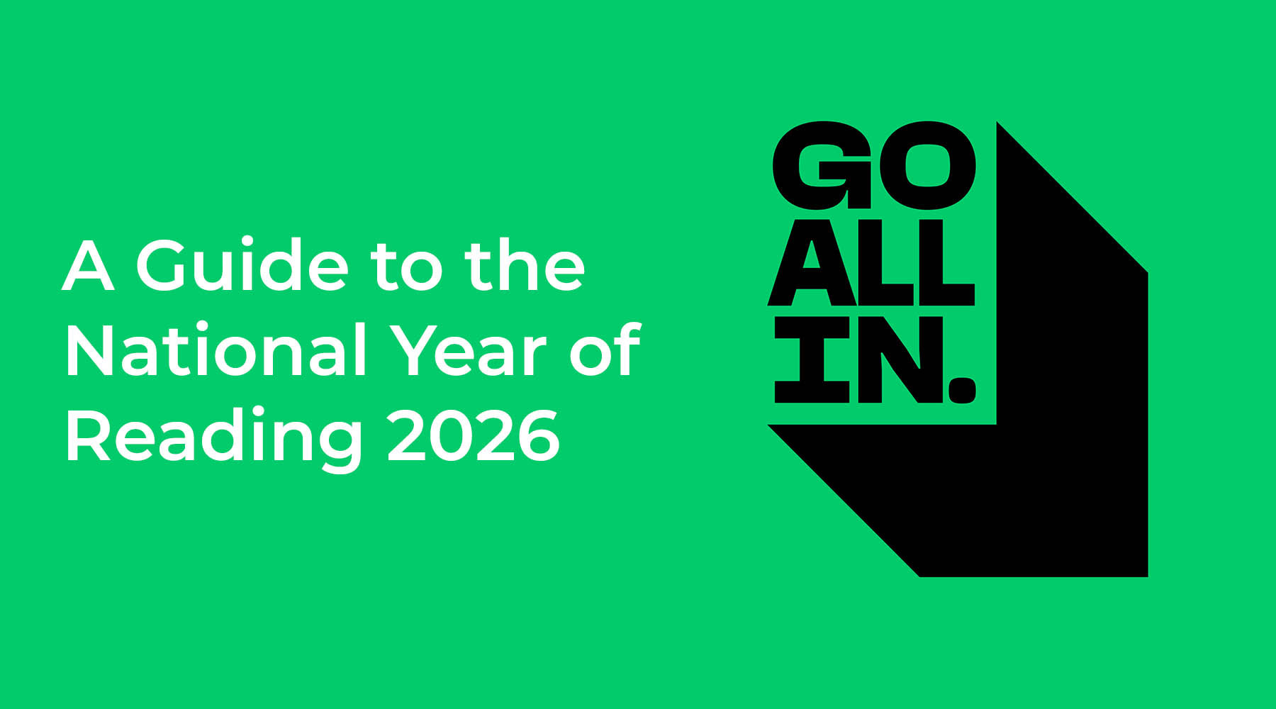 Guide to Celebrating the National Year of Reading 2026
