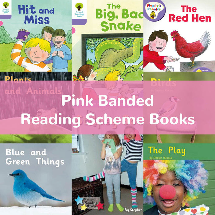 Pink Banded Reading Scheme Books