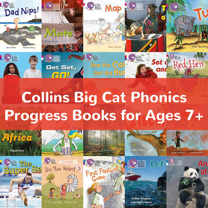 Collins Big Cat Phonics Progress Books for Ages 7+