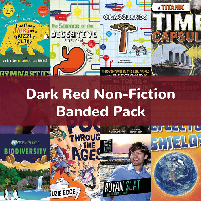 Dark Red Non-Fiction Banded Pack
