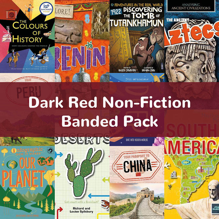 Dark Red Non-Fiction Banded Pack