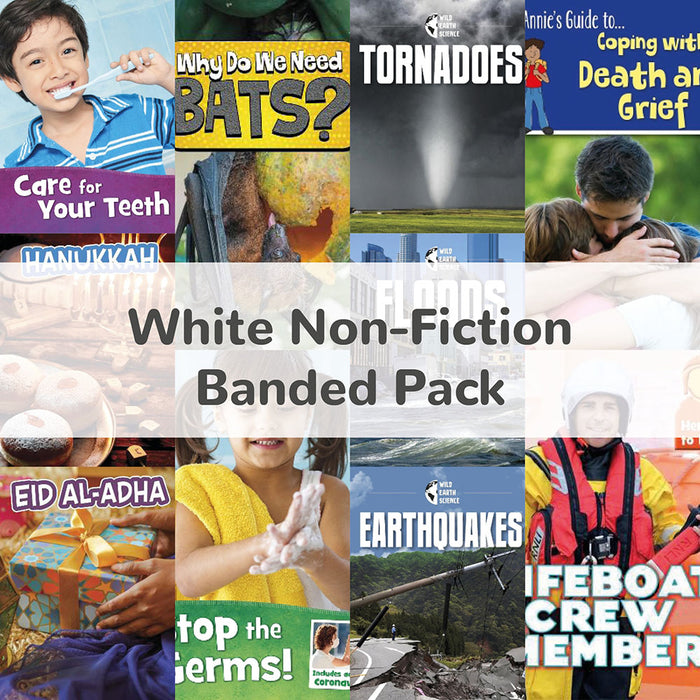 White Non-Fiction Banded Pack
