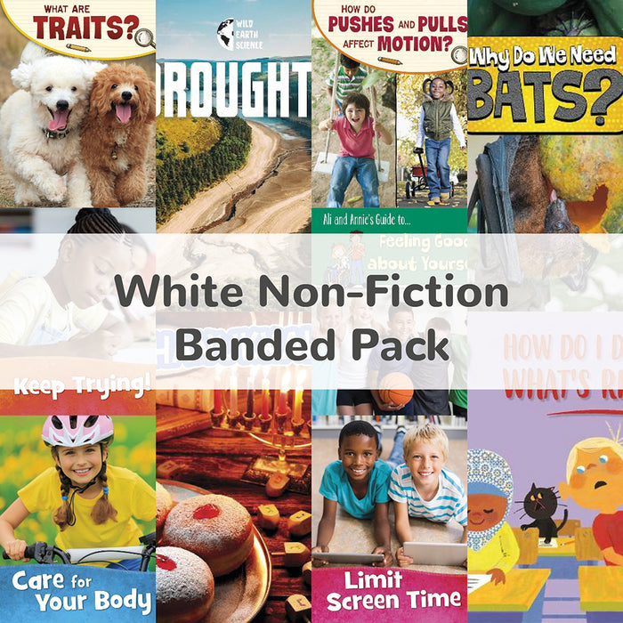 White Non-Fiction Banded Pack