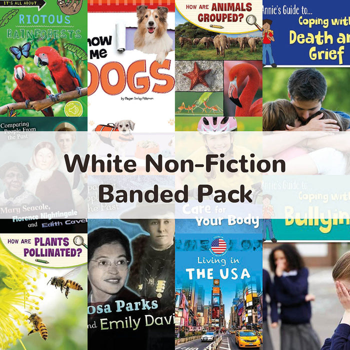 White Non-Fiction Banded Pack