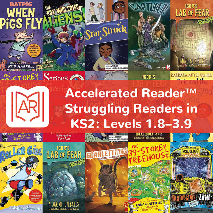 Accelerated Reader Titles for Struggling Readers in KS2: Levels 1.8–3.9