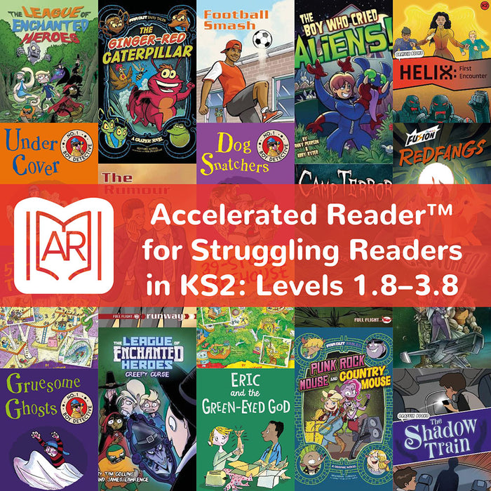 Accelerated Reader Titles for Struggling Readers in KS2: Levels 1.8–3.8