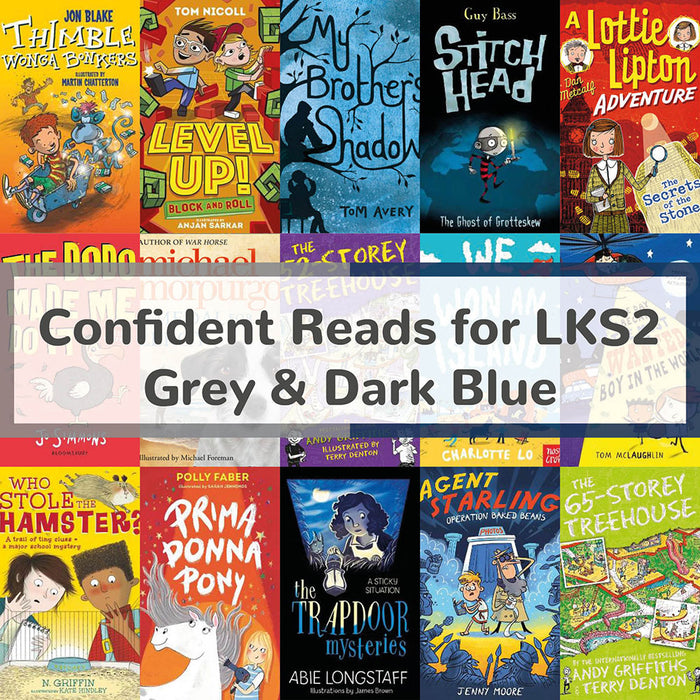Confident Reads Age 7-9 | Book Bands Grey & Dark Blue