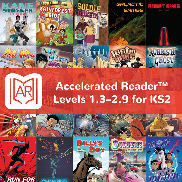 Accelerated Reader Levels 1.3–2.9 for KS2