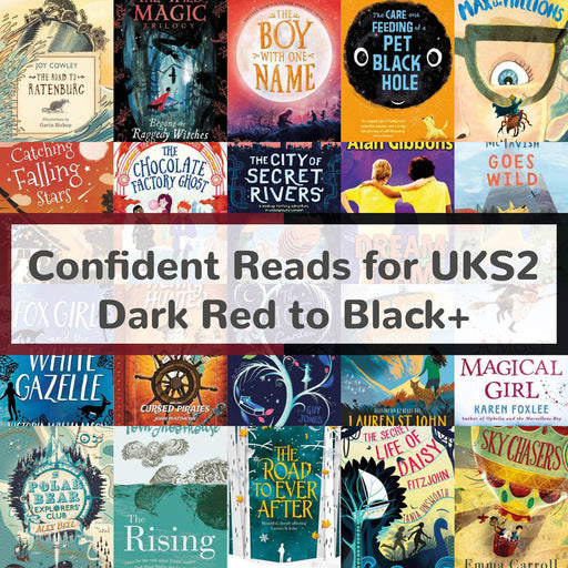 Super Confident Reads for UKS2 | Dark Red to Black+ Book Bands